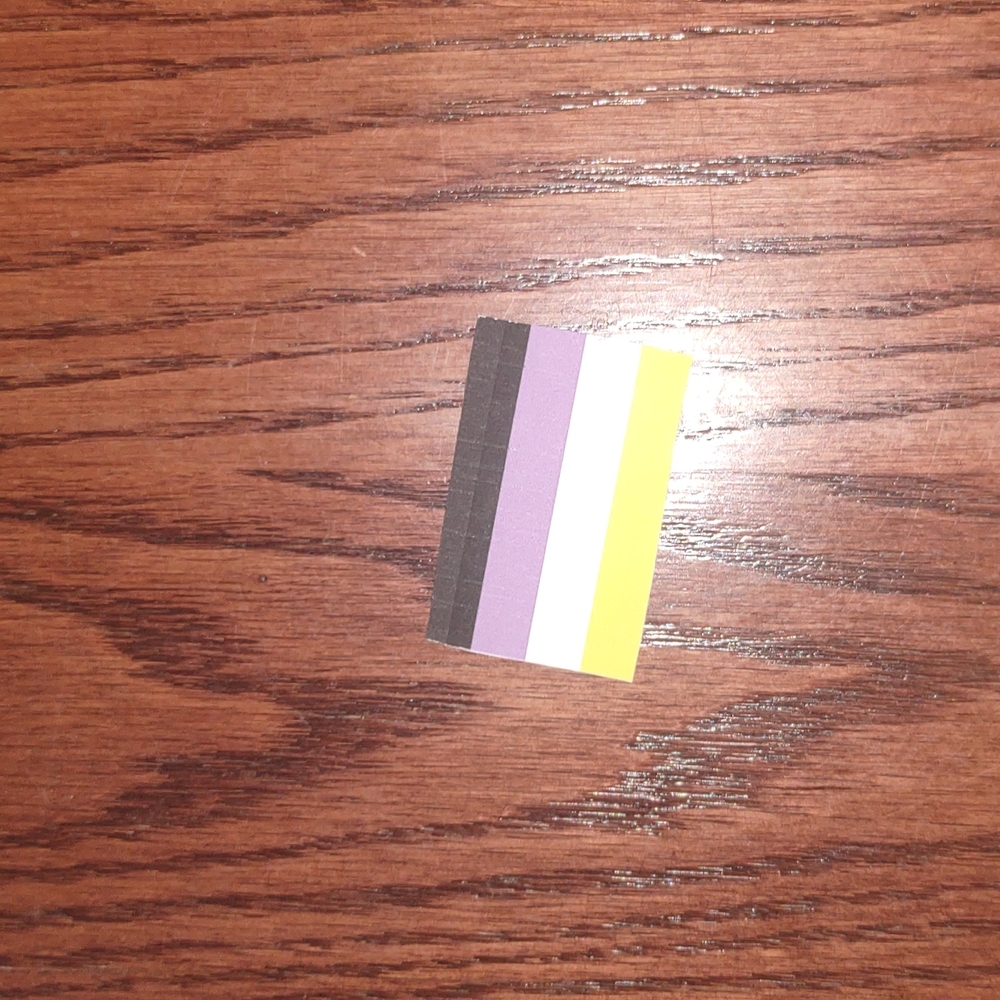 Non binary pride stickers - Picture 2 of 2